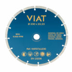 Δίσκος κοπής Viat 0711230 Τοιχοποιία / Εργασία Στεγνό Ø 230 x 3 x 22
