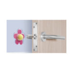 Κάτω Inofix Λουλούδι Πόρτες Κόλλα Ροζ PVC