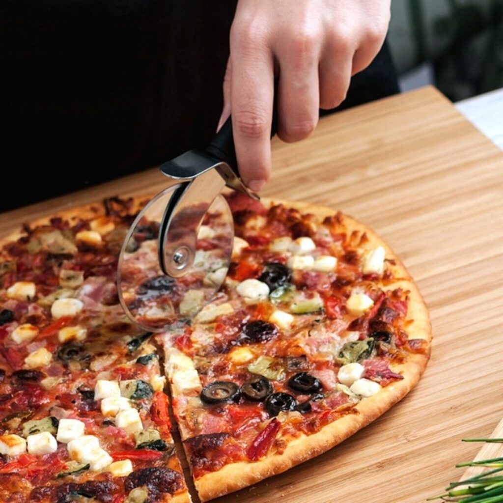Κόφτη πίτσας Quid HÁBITAT Μαύρο Μέταλλο 23 x 9 x 3 cm