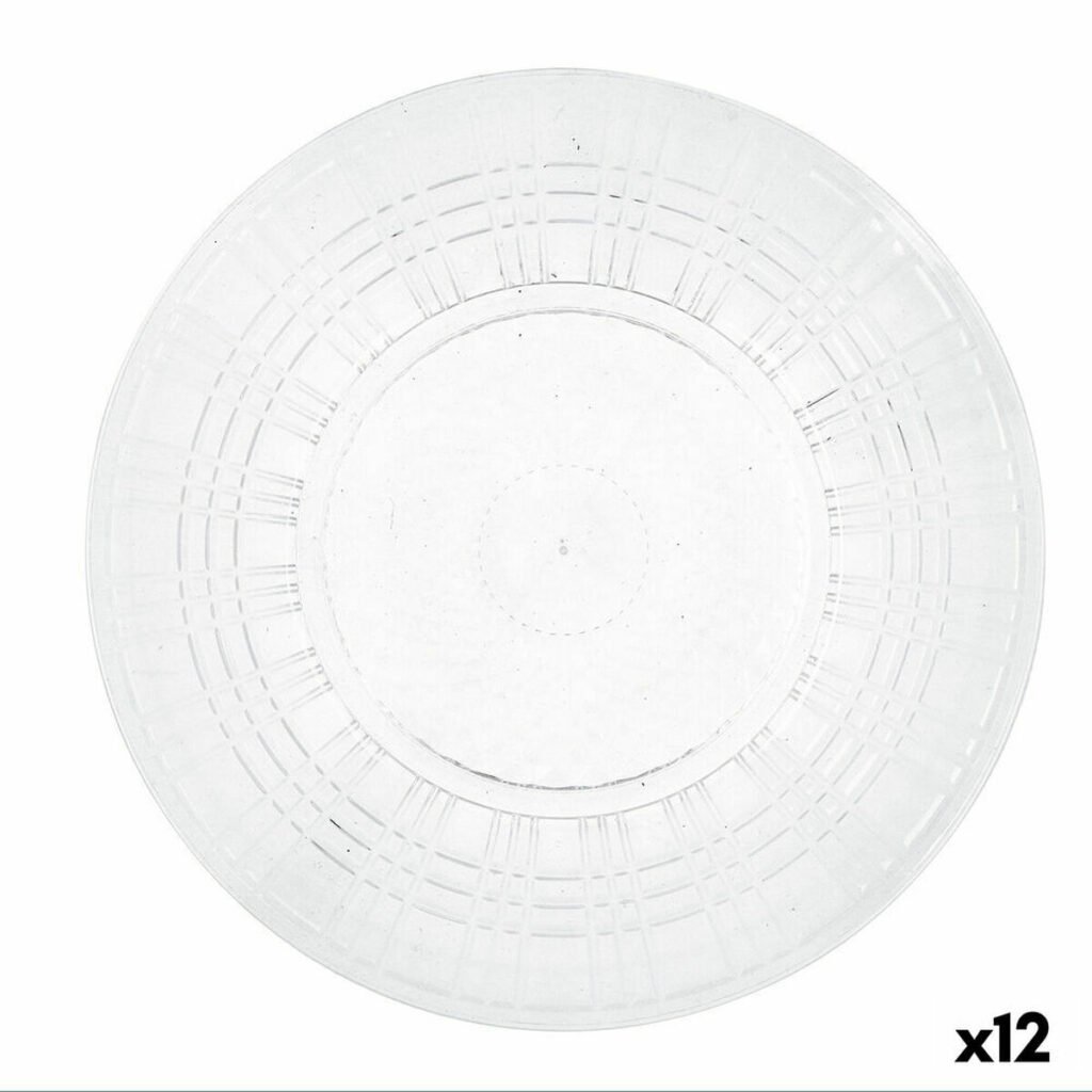Επίπεδο πιάτο Quid Viba Διαφανές Πλαστική ύλη Ø 26 cm 26 cm (12 Μονάδες) (Pack 12x)