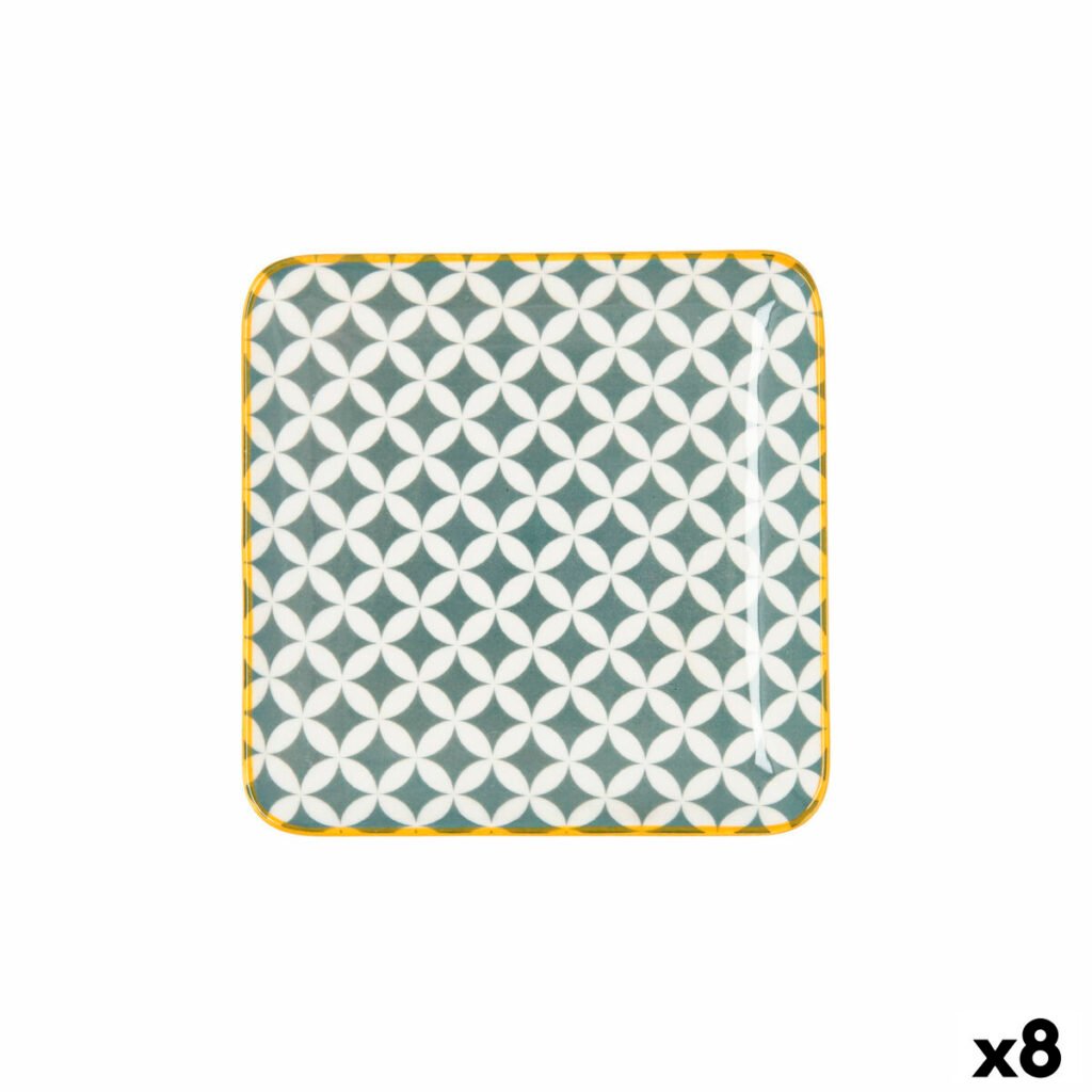 Δίσκος για σνακ Quid Pippa Τετράγωνο Κεραμικά Πολύχρωμο (15