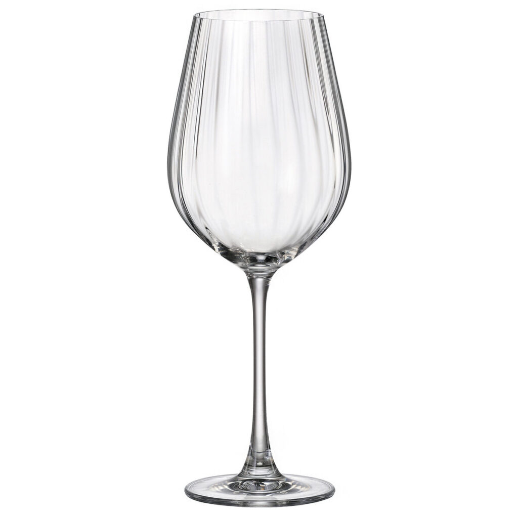 Ποτήρι κρασιού Bohemia Crystal Optic Διαφανές 650 ml x6