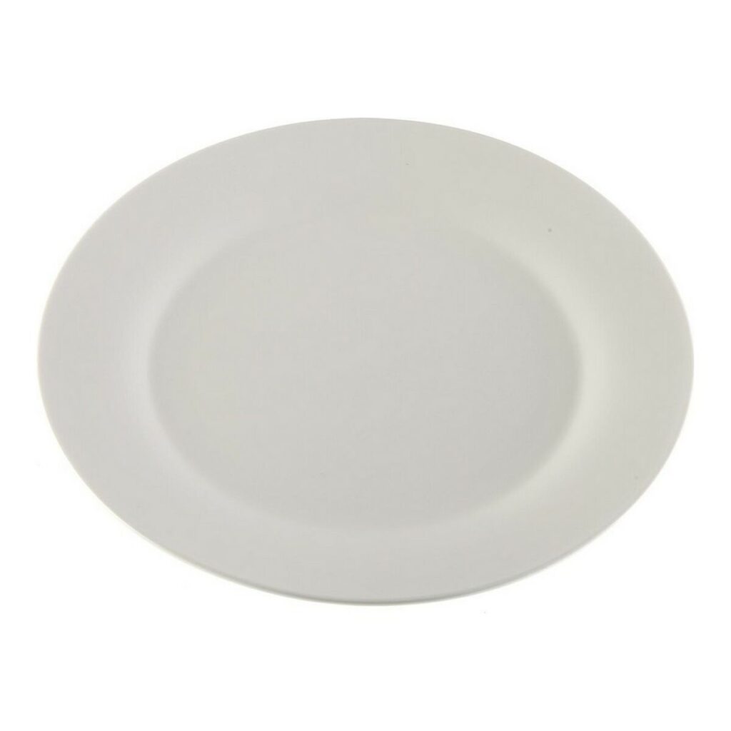 Επίπεδο πιάτο Versa Λευκό Πορσελάνη Πλαστική ύλη 27 x 27 cm
