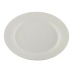 Επίπεδο πιάτο Versa Λευκό Πορσελάνη Πλαστική ύλη 27 x 27 cm