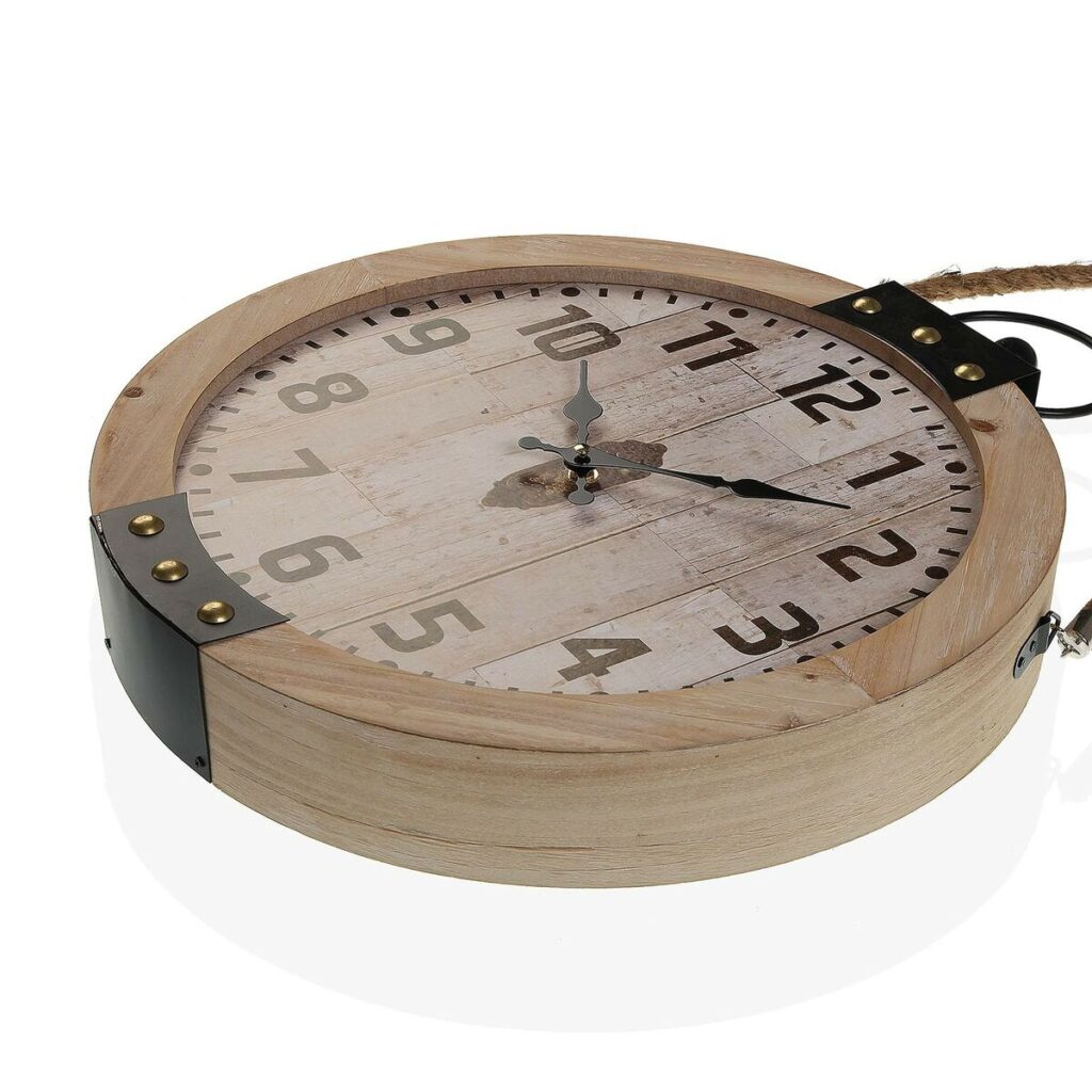Ρολόι Τοίχου Versa o CLOCK Ξύλο MDF (40 x 6