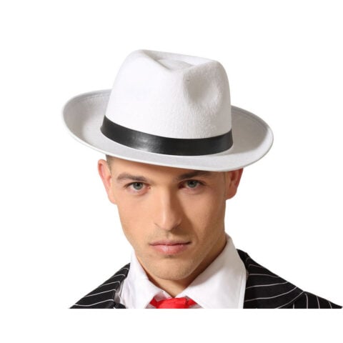 Καπέλο Γκάνγκστερ Λευκό