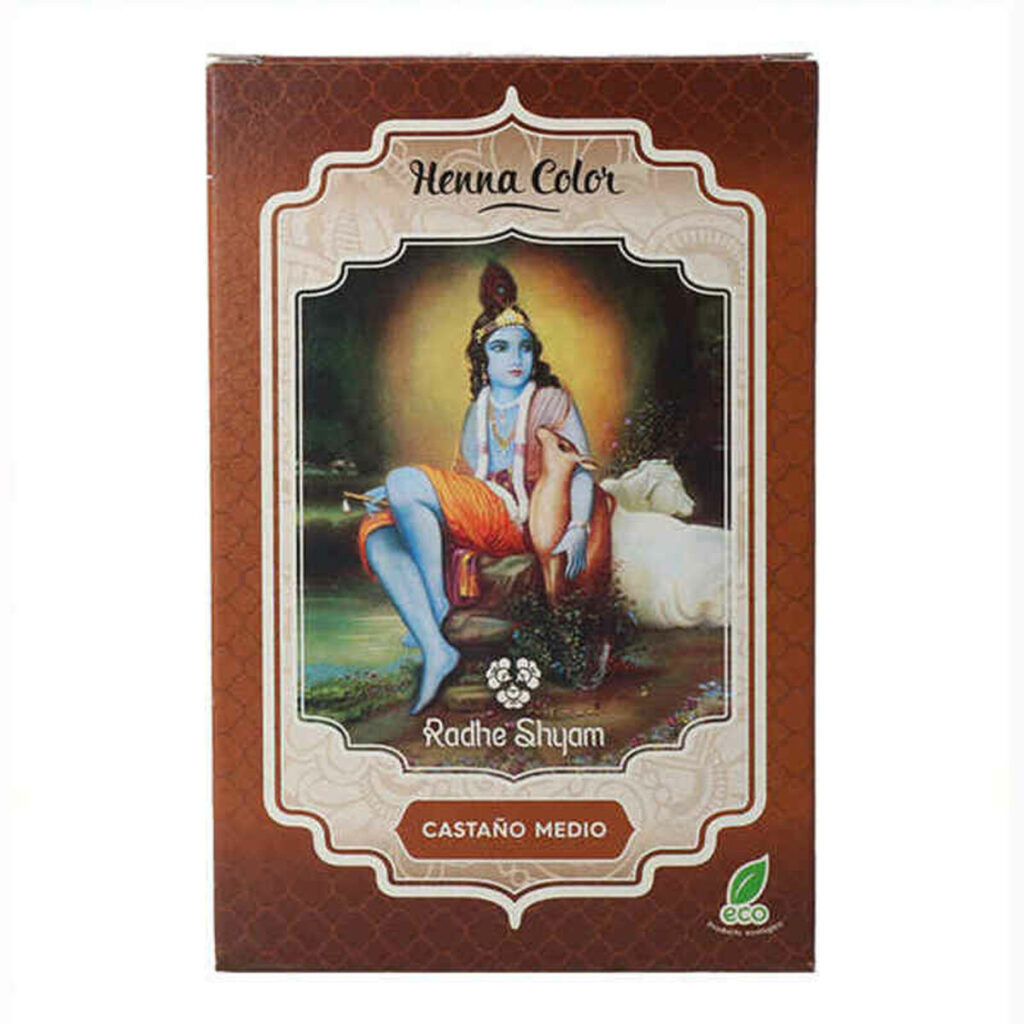 Βαφή Ημιμόνιμη Henna Radhe Shyam TP-8423645310747_012494_Vendor Μεσαίο Καστανό (100 g)