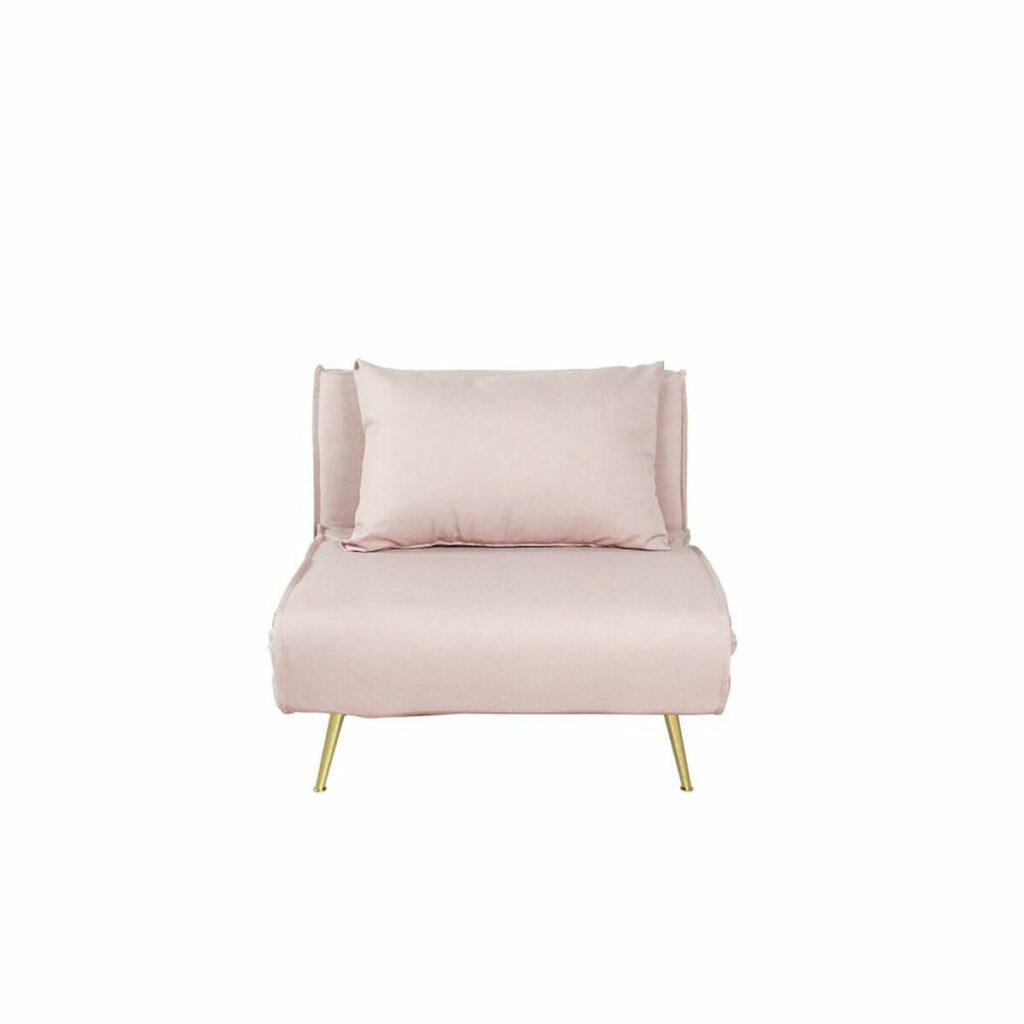 Καναπές-Κρεβάτι DKD Home Decor 8424001799510 Πολύχρωμο Ανοιχτό Ροζ Μέταλλο Σύγχρονη Scandi 90 x 90 x 84 cm