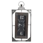 Ρολόι Τοίχου DKD Home Decor Loft Ξύλο Σίδερο (29 x 6.5 x 61 cm)