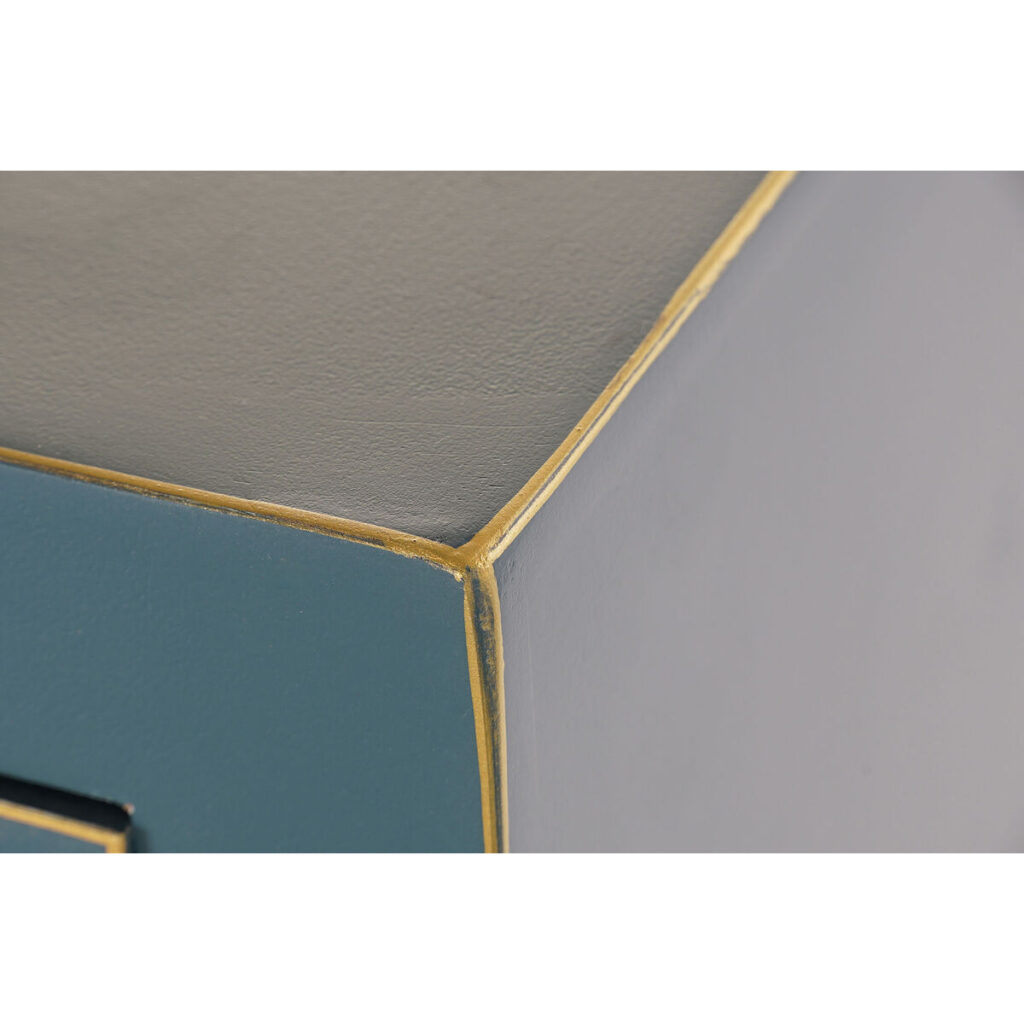 Σιφονιέρα DKD Home Decor Μπλε Χρυσό Έλατο Ξύλο MDF Ανατολικó 63 x 27 x 101 cm 63 x 27 x 100 cm