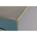 Σιφονιέρα DKD Home Decor Μπλε Χρυσό Έλατο Ξύλο MDF Ανατολικó 63 x 27 x 101 cm 63 x 27 x 100 cm