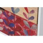 Συρταριέρα DKD Home Decor Scandi Φυσικό ξύλο καουτσούκ Λευκό Μπορντό Ξύλο MDF 60 x 30 x 108 cm