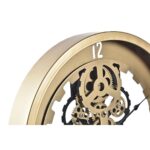 Ρολόι Τοίχου DKD Home Decor Κρυστάλλινο Ασημί Χρυσό Σίδερο 50 x 8 x 50 cm (x2)