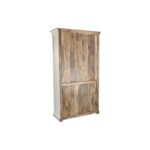 Eκθεσιακό σταντ DKD Home Decor 110 x 45 x 200 cm Κρυστάλλινο Αλουμίνιο Ξύλο από Μάνγκο