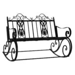 Κουνιστή Καρέκλα DKD Home Decor Μαύρο Μέταλλο 118 x 90 x 92 cm