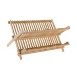 Αναδιπλούμενο Σουρωτήρι Κουζίνας DKD Home Decor Φυσικό Bamboo 42 x 27