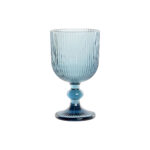 Σετ Ποτηριών DKD Home Decor Μπλε Κρυστάλλινο 240 ml
