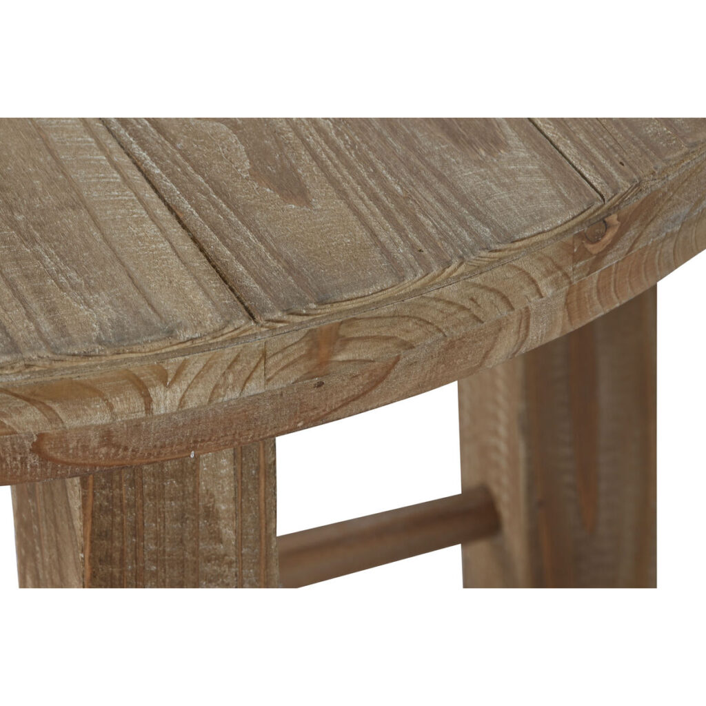 Βοηθητικό Τραπεζάκι Home ESPRIT Καφέ Έλατο Ξύλο MDF 80 x 80 x 53