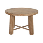 Βοηθητικό Τραπεζάκι Home ESPRIT Καφέ Έλατο Ξύλο MDF 80 x 80 x 53