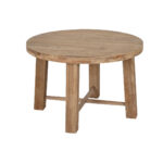Βοηθητικό Τραπεζάκι Home ESPRIT Καφέ Έλατο Ξύλο MDF 80 x 80 x 53