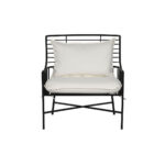 Κάθισμα Home ESPRIT Λευκό Μαύρο Μέταλλο 70 x 68 x 79 cm