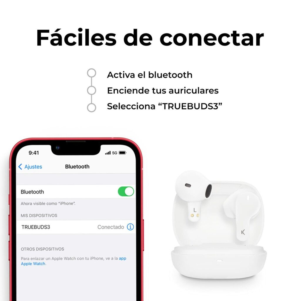 Ακουστικά Bluetooth KSIX TrueBuds 3