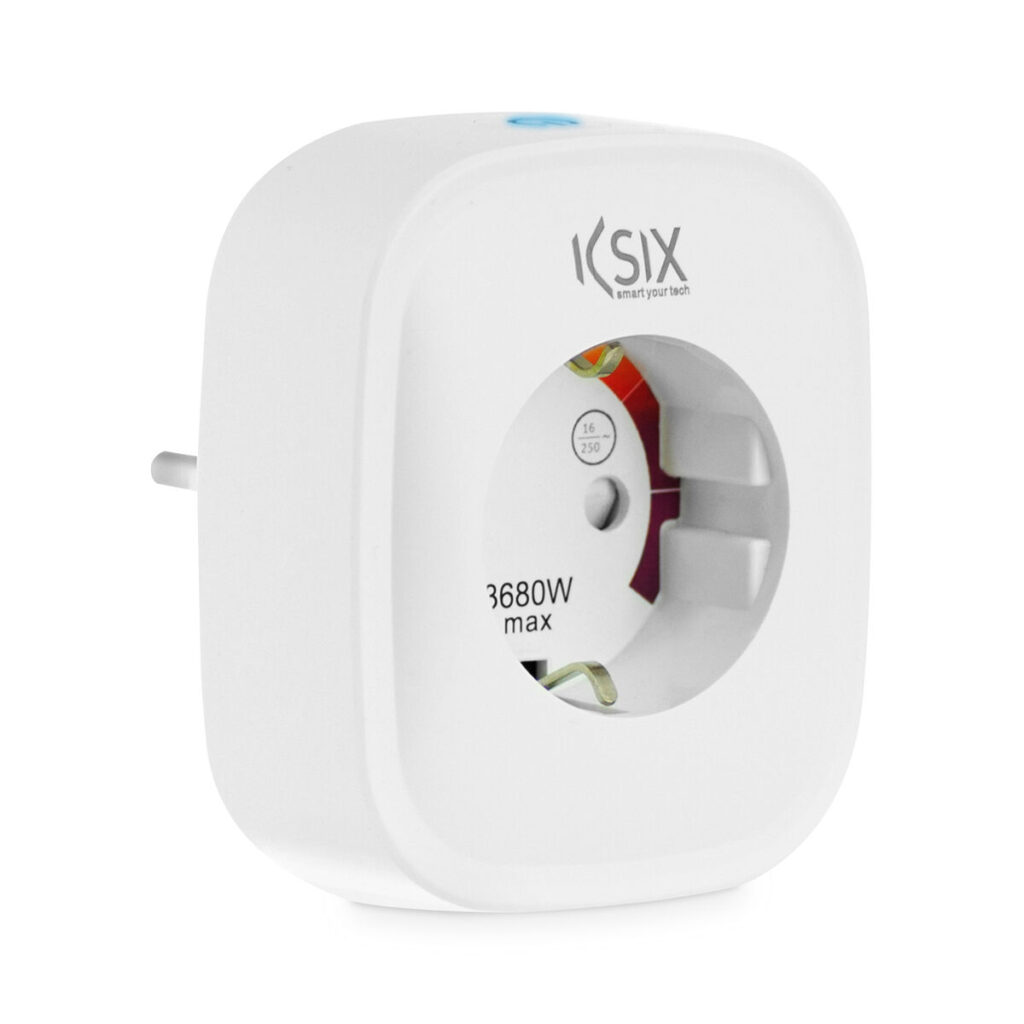 Έξυπνο Βύσμα KSIX Smart Energy Slim WIFI 250V Λευκό