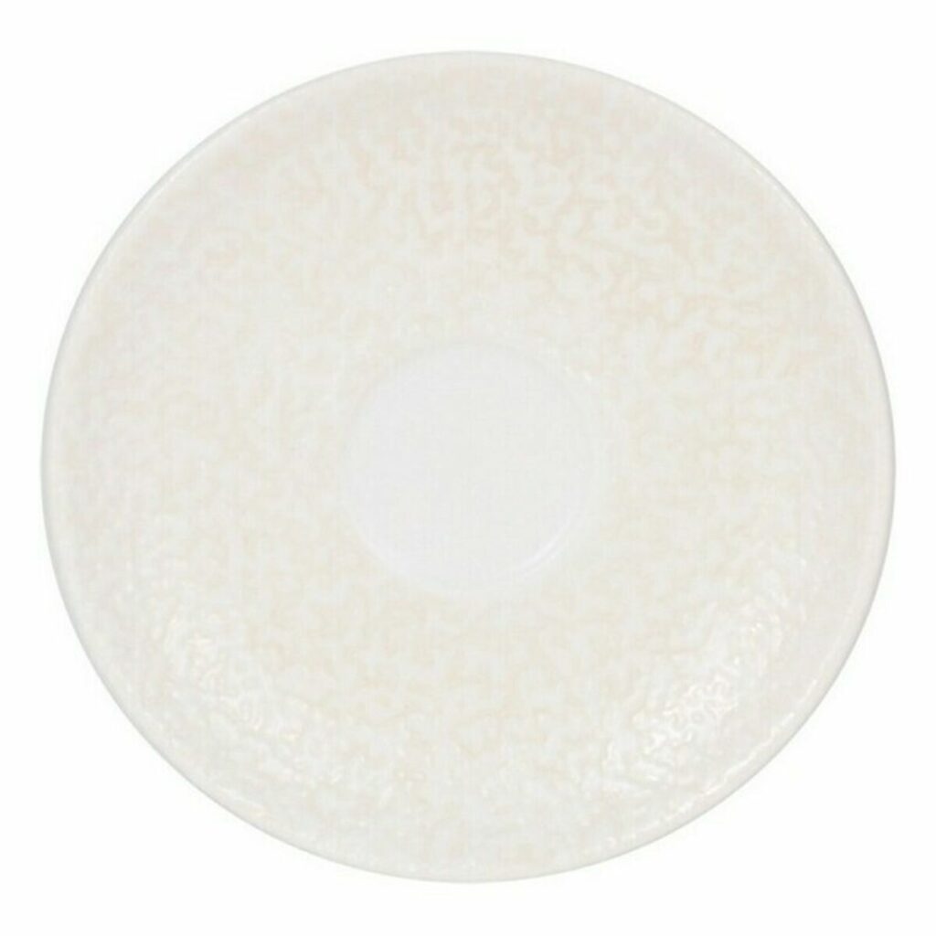 Πιάτο Inde Atelier Πορσελάνη Λευκό Ø 12 cm (x6) (ø 12 cm)