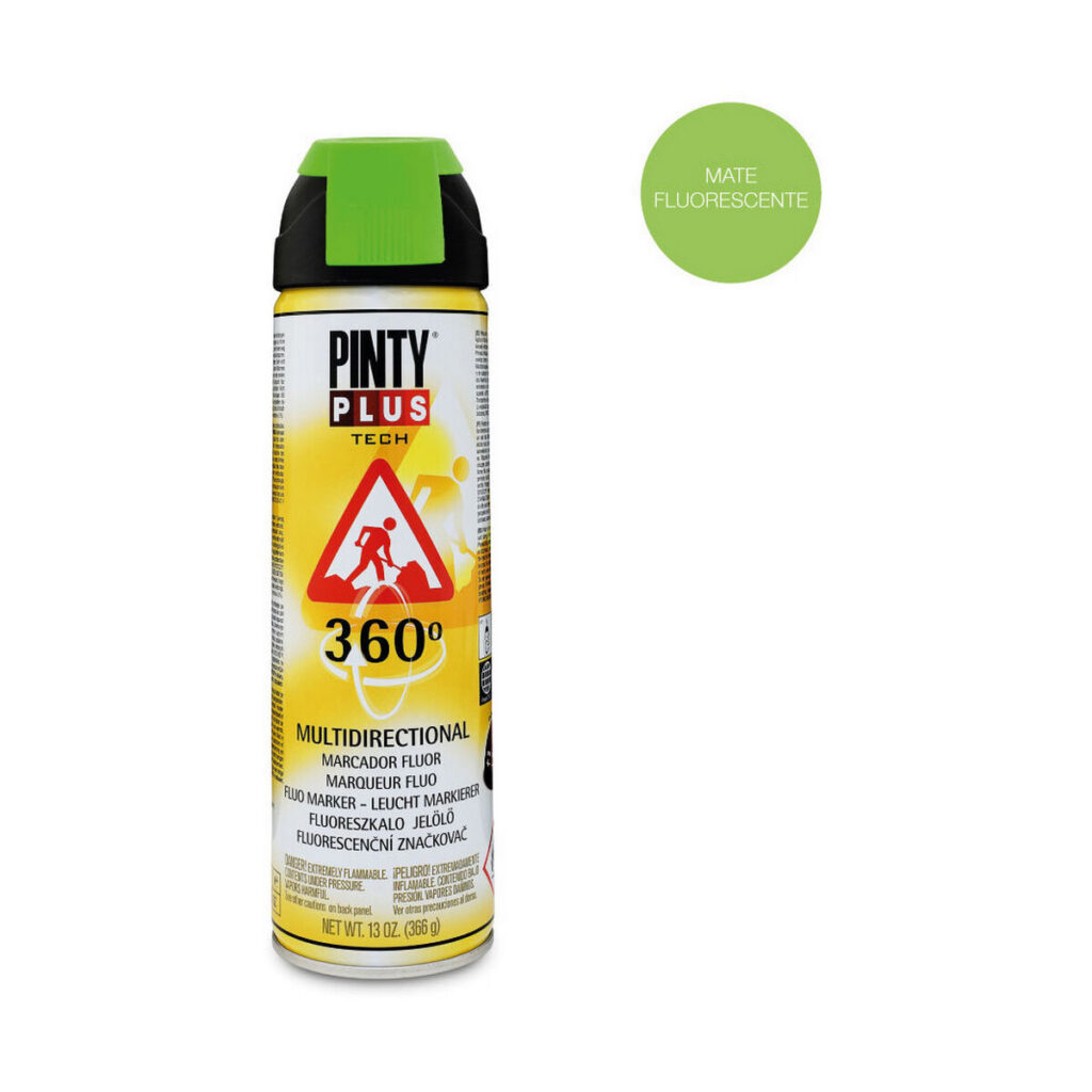 Σπρέι βαφής Pintyplus Tech T136 360º Πράσινο 500 ml