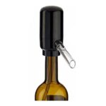 Αεροζόλ Αεριστή Κρασιού Μαύρο Διαφανές Σιλικόνη ABS 5 x 11 x 10 cm