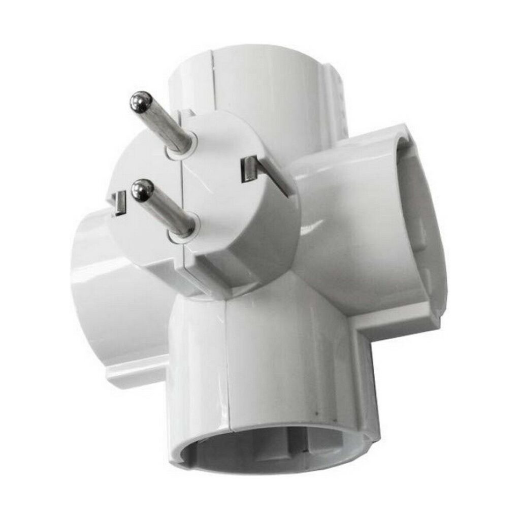 Πολύπριζο EDM Τετράκλινο 2400 W 250 V 16 A Θερμοπλαστικό
