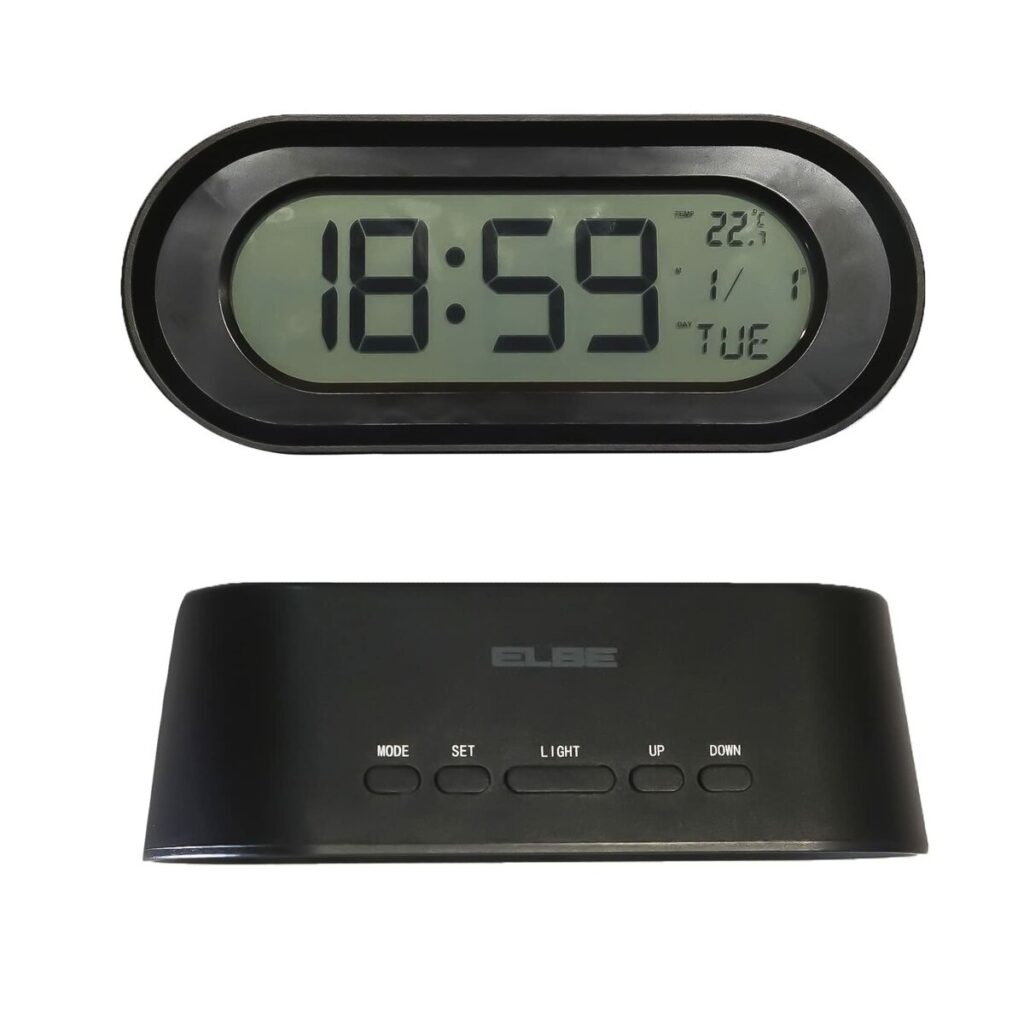 Ρολόι-Ραδιόφωνο ELBE RD700 Μαύρο Θερμόμετρο
