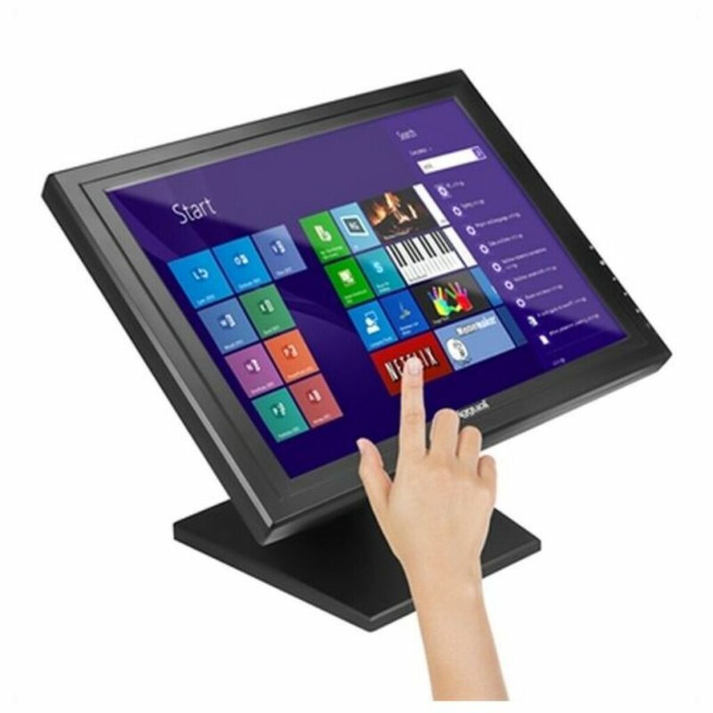 Οθόνη Αφής iggual IGG315750 15" LCD XGA USB Μαύρο 15" LED Touchpad