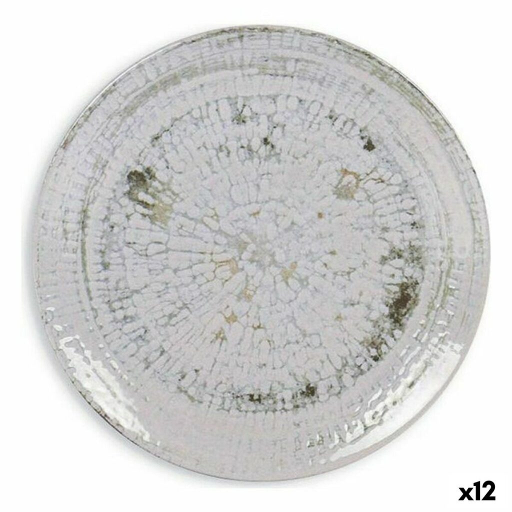 Πιάτο για Επιδόρπιο La Mediterránea Idris Πορσελάνη (12 Μονάδες) (Ø 20 cm)