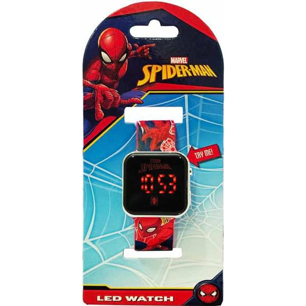 Ψηφιακό Ρολόι Spider-Man Οθόνη LED Κόκκινο Ø 3