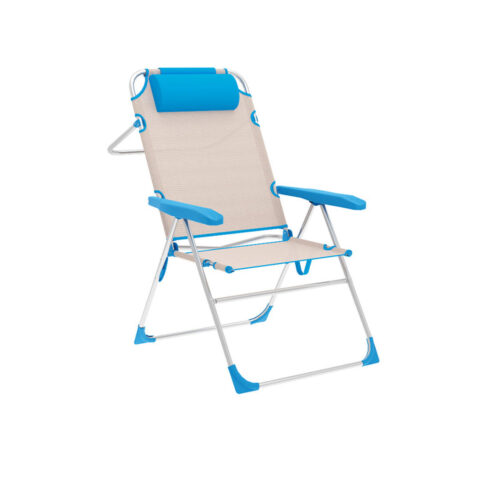 πτυσσόμενη καρέκλα Marbueno Μπλε Μπεζ 67 x 99 x 66 cm