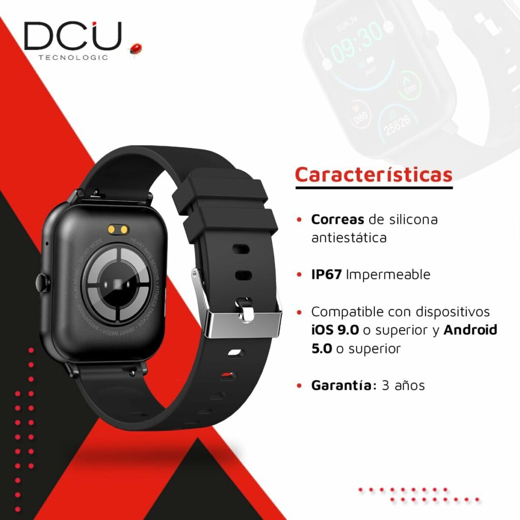 Smartwatch DCU CURVED GLASS PRO 1