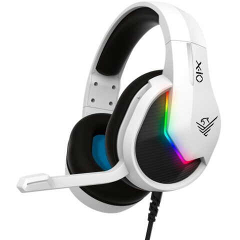 Ακουστικά με Μικρόφωνο Phoenix X-IO RGB Λευκό
