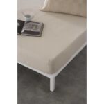 Τοποθετημένο κάτω φύλλο Naturals ELBA Μπεζ 135 x 200 (Kρεβάτι 135)