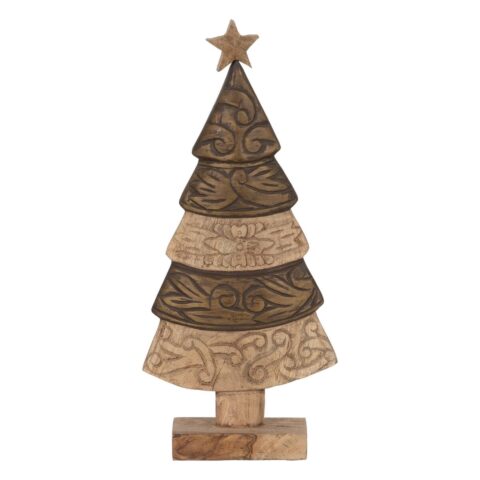 Χριστουγεννιάτικο Στολίδι Καφέ Ξύλο από Μάνγκο Χριστουγεννιάτικο δέντρο 23