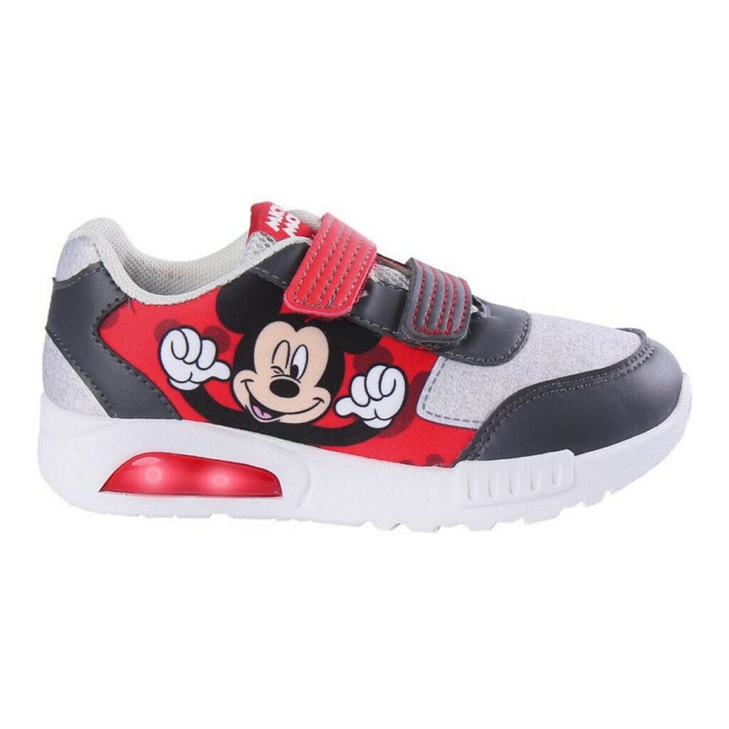 Αθλητικα παπουτσια με LED Mickey Mouse Κόκκινο
