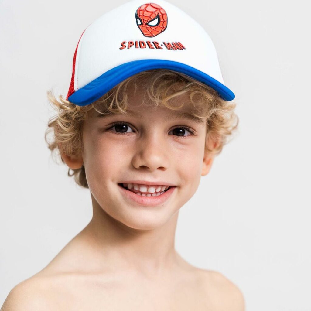 Παιδικό Kαπέλο Spider-Man Λευκό (55 cm)