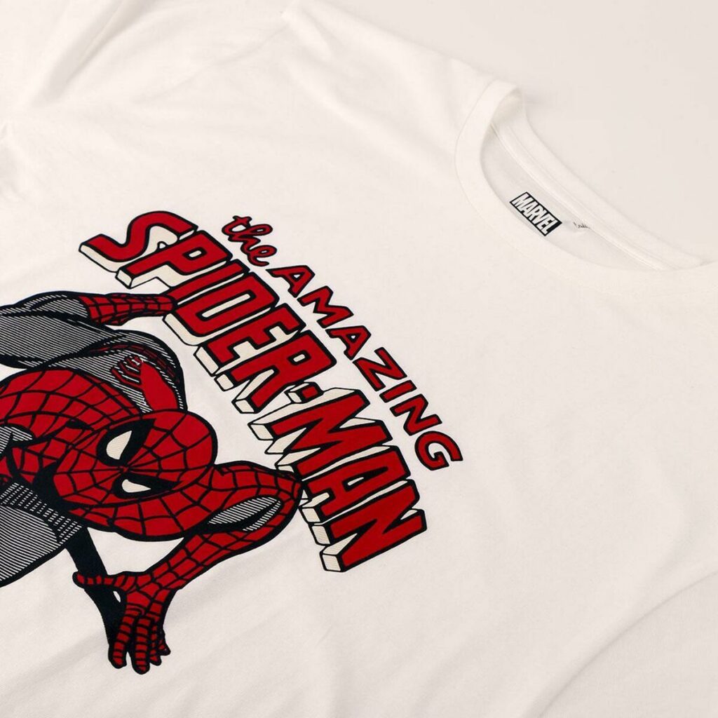 Παιδικό Μπλούζα με Κοντό Μανίκι Spider-Man Λευκό