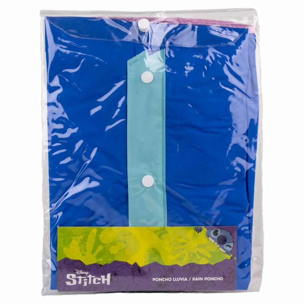 Αδιάβροχο με Κουκούλα Stitch Μπλε