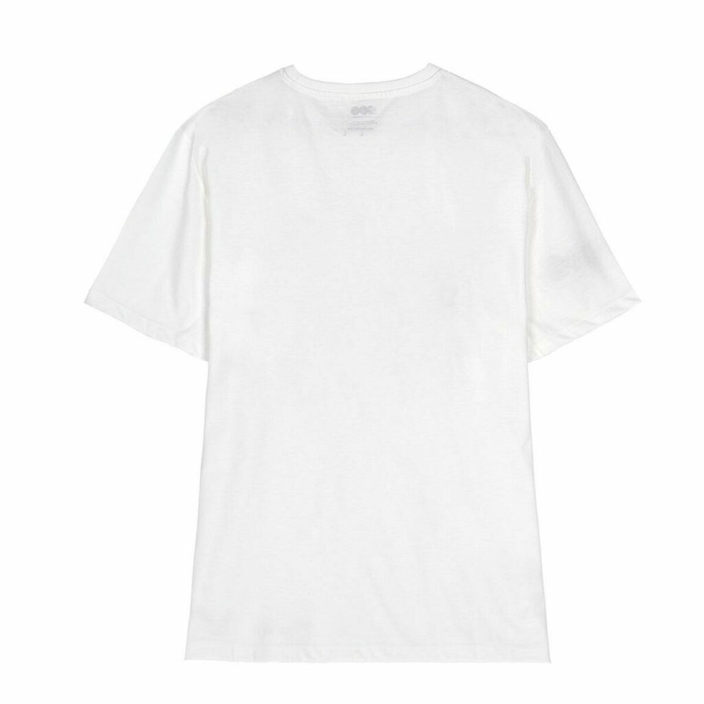 Ανδρική Μπλούζα με Κοντό Μανίκι Warner Bros Λευκό