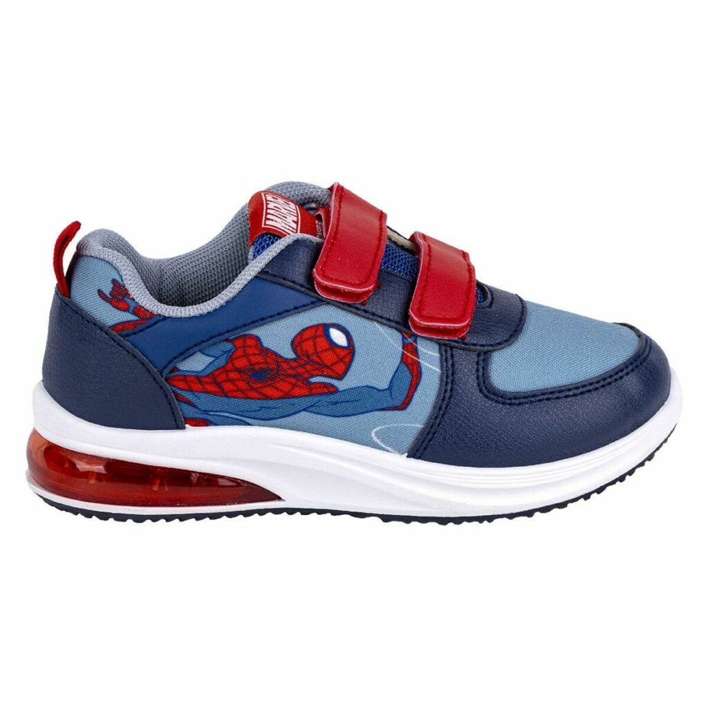 Αθλητικα παπουτσια με LED Spider-Man Velcro Μπλε