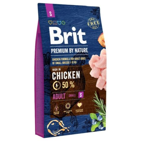Φαγητό για ζώα Brit Premium By Nature Adult Ενηλίκων Μήλο Κοτόπουλο Καλαμπόκι 8 kg