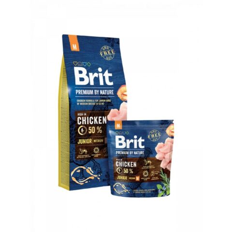 Φαγητό για ζώα Brit Premium by Nature Junior M Ενηλίκων Κοτόπουλο 3 Kg 3 g