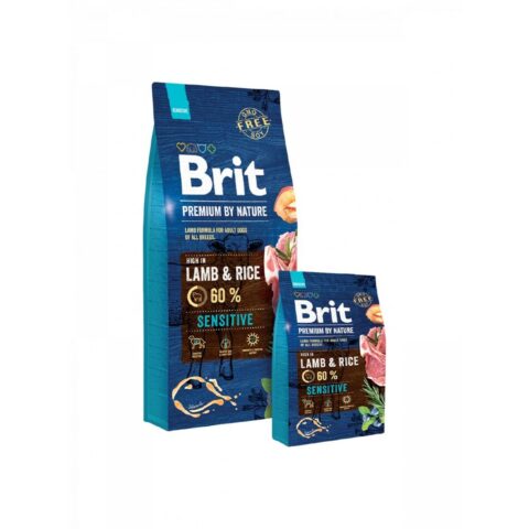 Φαγητό για ζώα Brit Premium by Nature Sensitive Lamb Ενηλίκων Αρνί 3 Kg