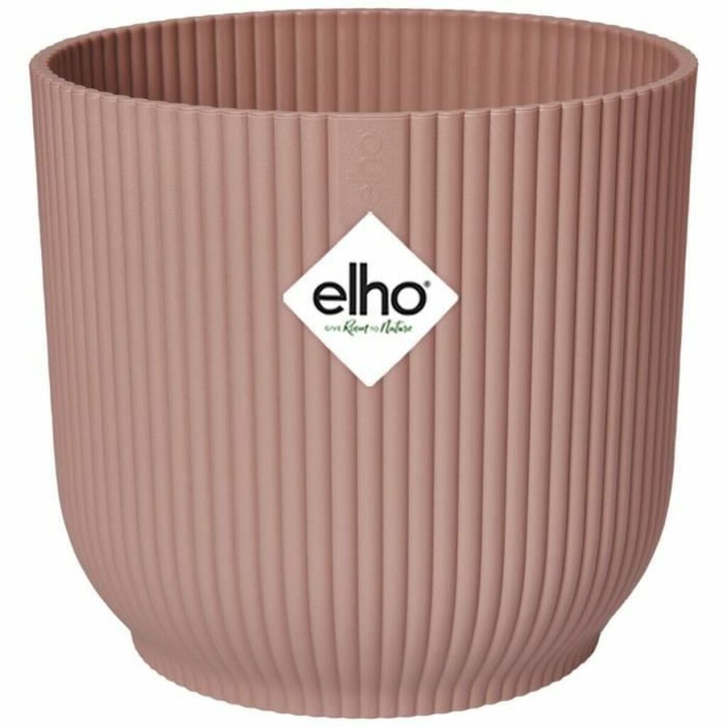Βάζο Λουλουδιών Elho Ροζ Πλαστική ύλη Στρόγγυλο Στρογγυλή Σύγχρονη Ø 25 cm